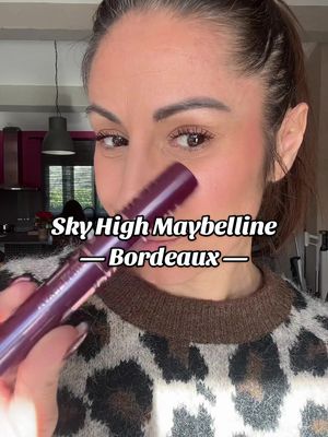 Mascara bordeaux @Maybelline France  #mascarabordeaux #maybellineskyhighmascara  @Delphine The French Louve UGC 