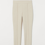 Cream skinny trousers  thumbnail