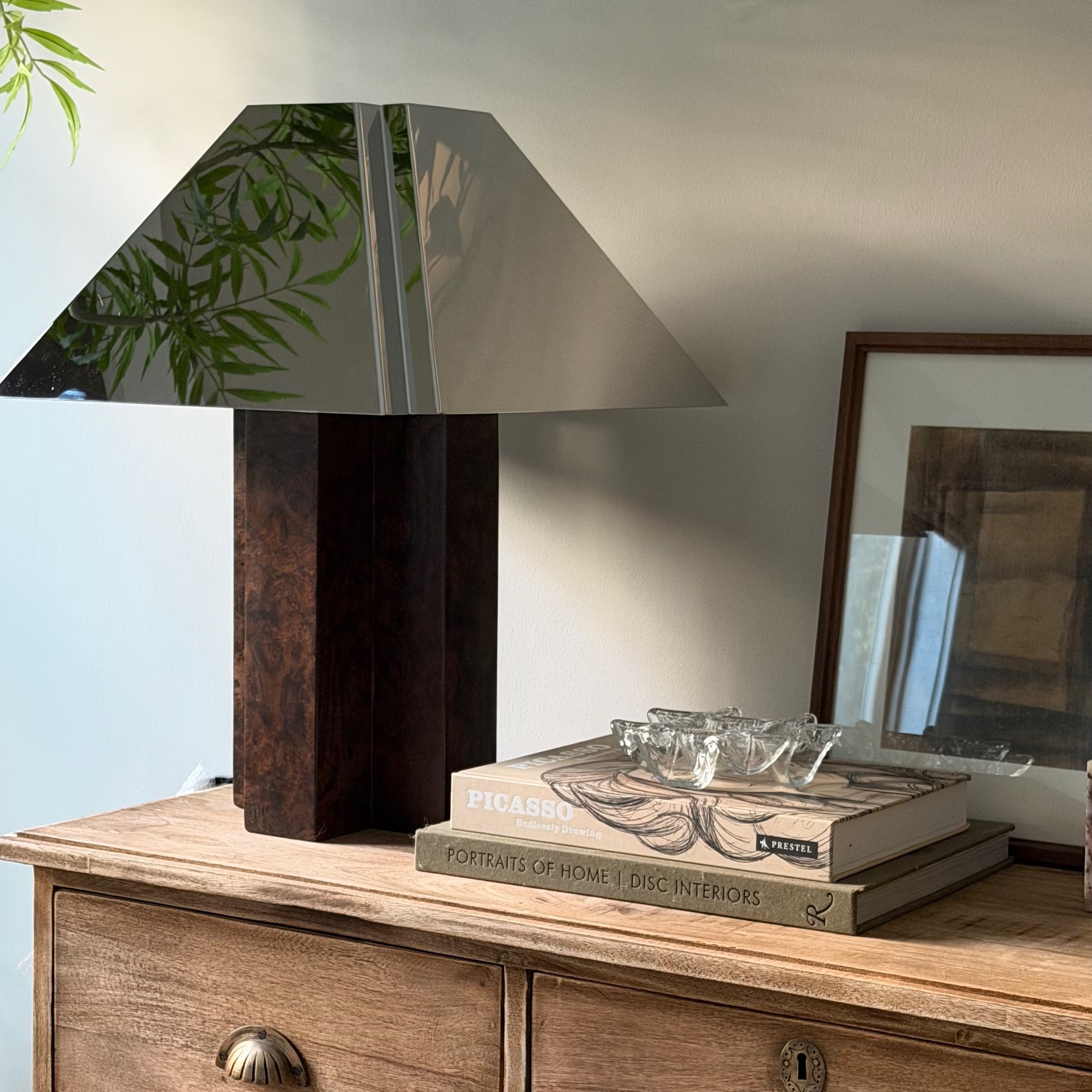 burl & metal lamp thumbnail