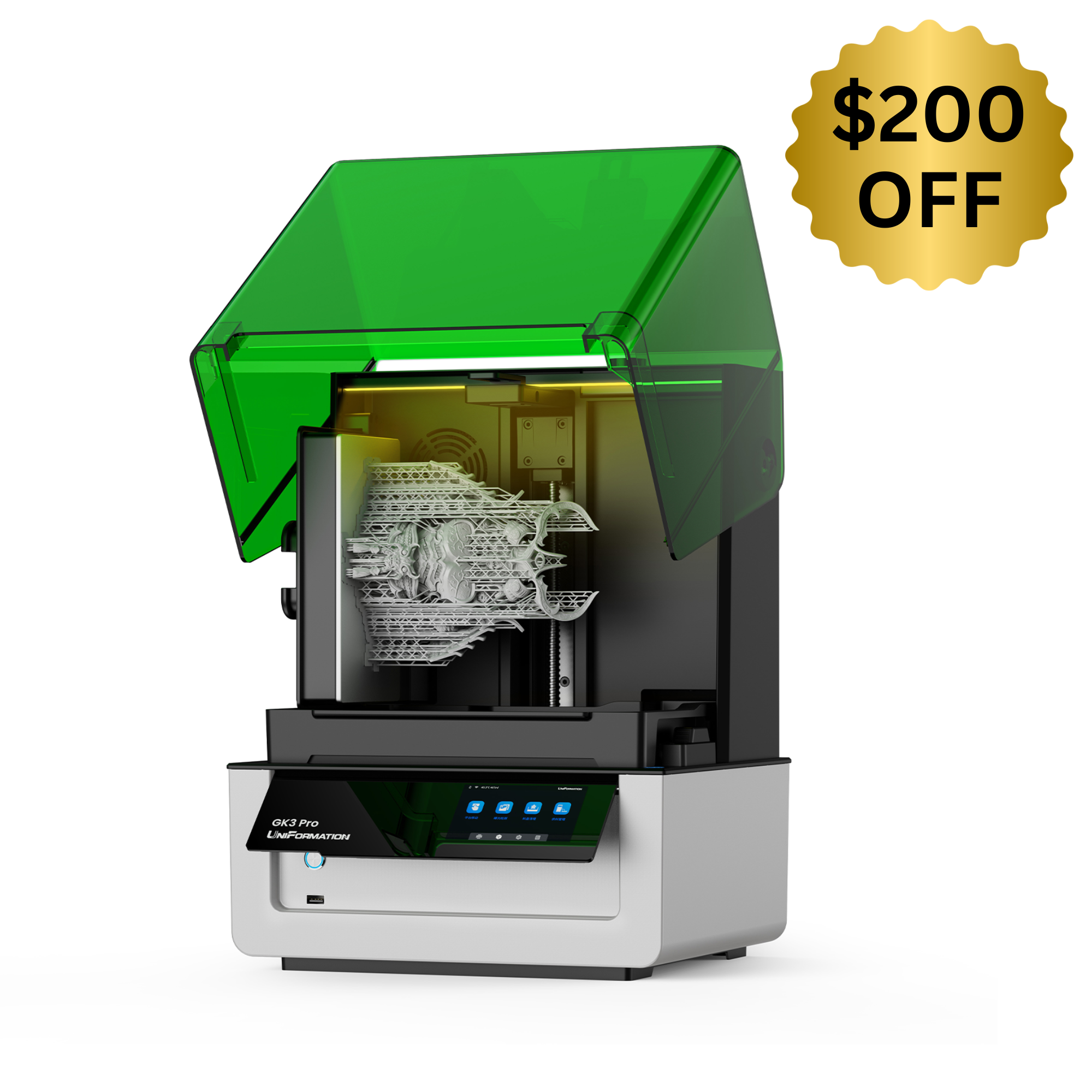 UniFormation GK3 Pro 16K Resin 3D Printer thumbnail
