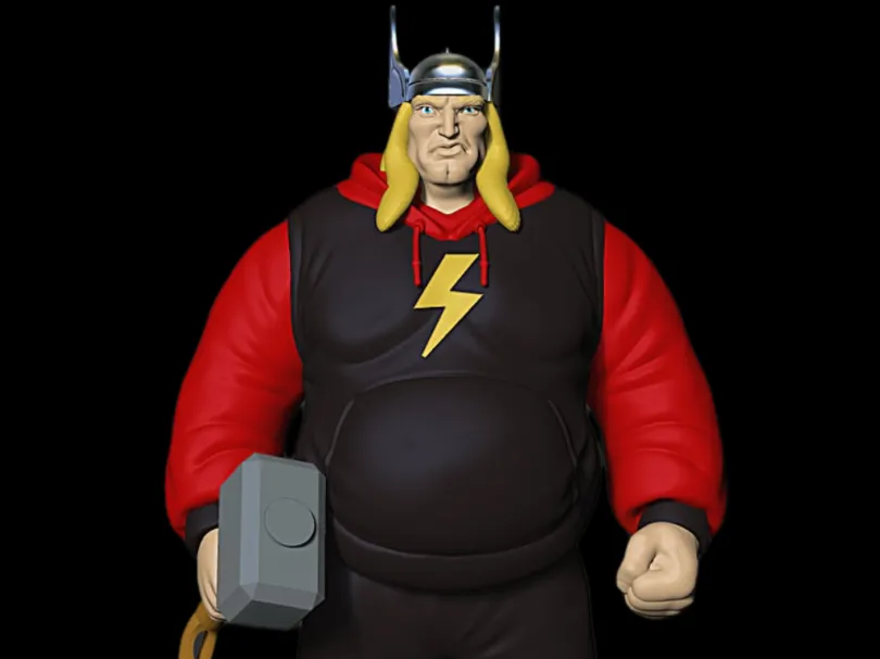 Fat Thor Urban Legends - Free 3D Print Model - MakerWorld thumbnail