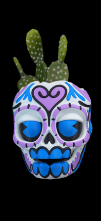 Skull Planter - Day of the Dead thumbnail