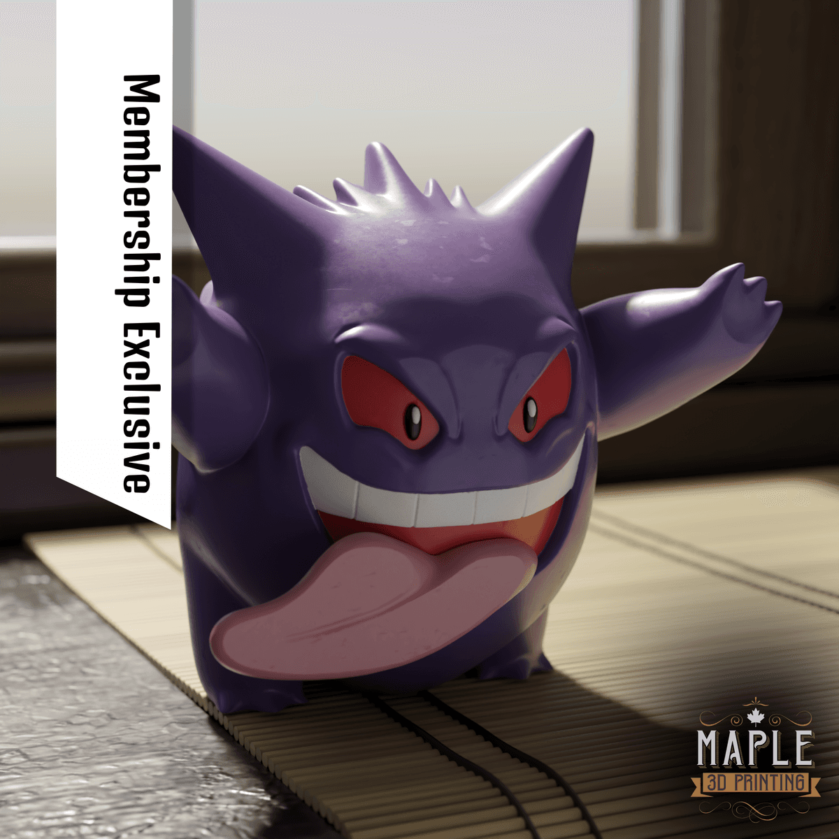 Window Gengar - Pokemon - 3D model by Maple 3D Printing on Thangs thumbnail