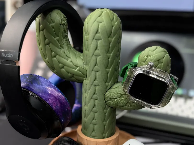Cactus Apple Watch Charging Station - Free 3D Print Model - MakerWorld thumbnail