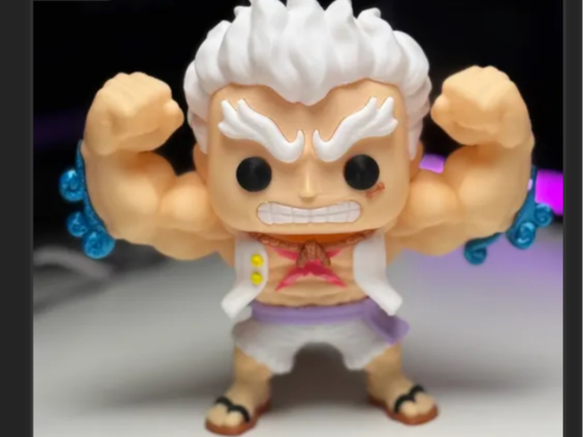 luffy gear 5 nika by Printwarrior MakerWorld: Download Free 3D Models thumbnail