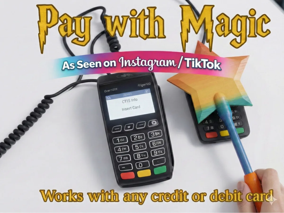 Tap to Pay magic credit card wand - Star - Free 3D Print Model - MakerWorld thumbnail