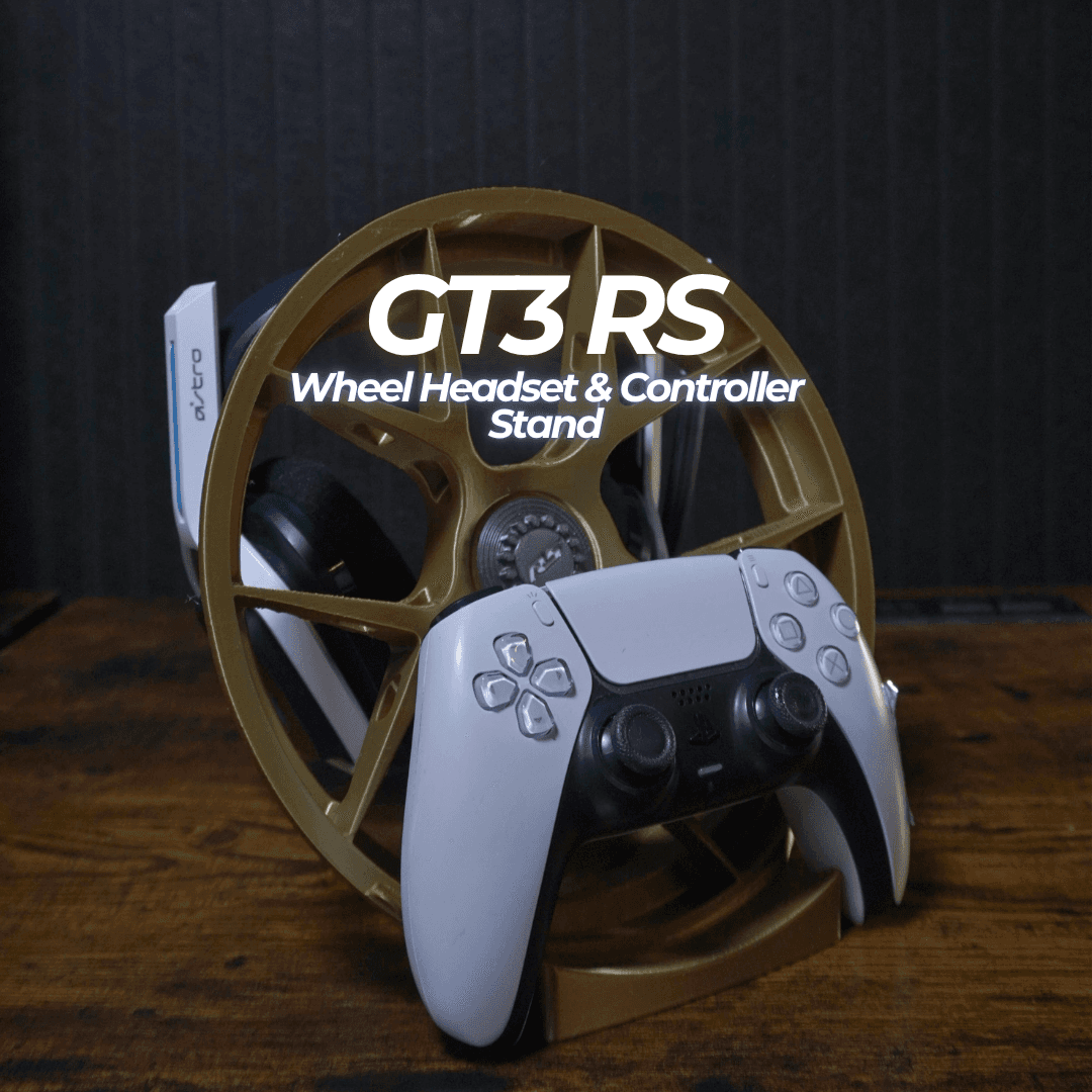 GT3 RS Wheel Controller and Headset Stand - 3D model by filamentedshop on Thangs thumbnail