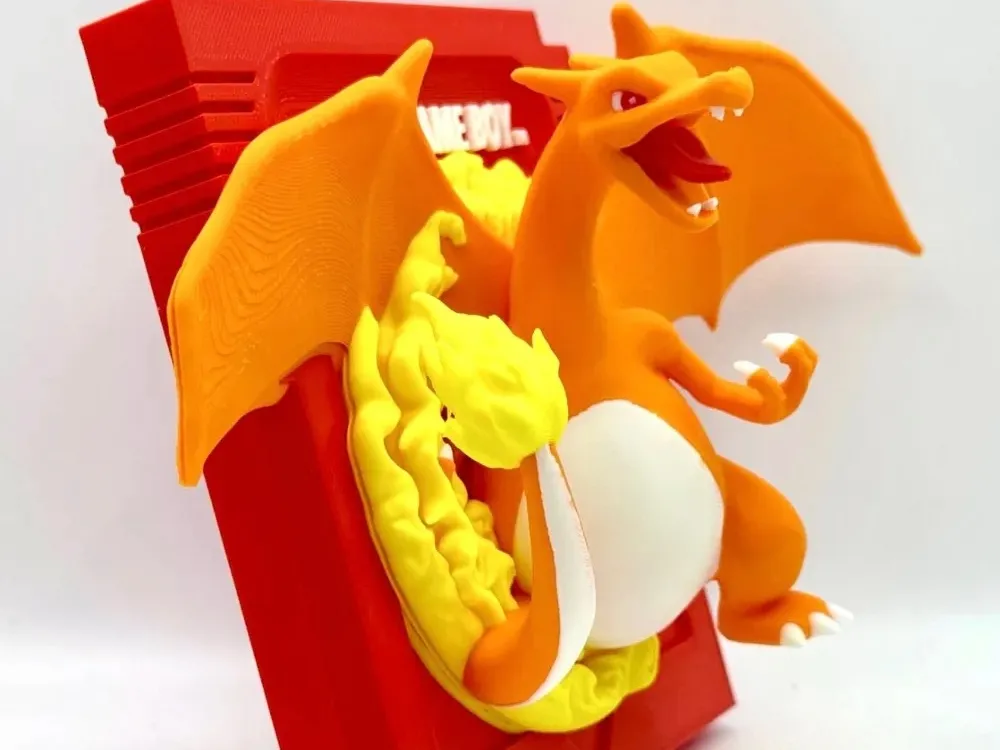 Charizard Pokemon Red Game Boy Nintendo Cartridge - Free 3D Print Model - MakerWorld thumbnail