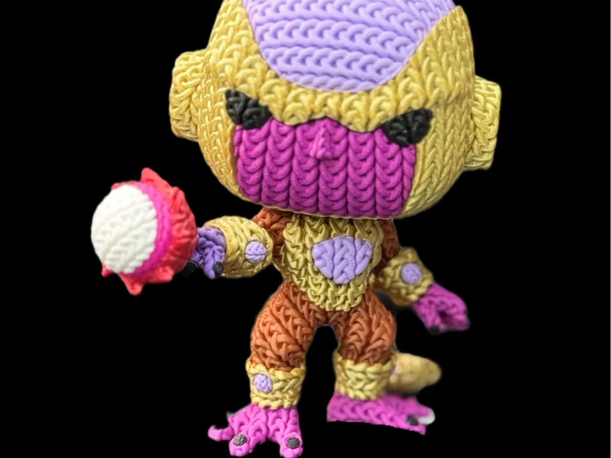 Golden Frieza Knitted - Free 3D Print Model - MakerWorld thumbnail