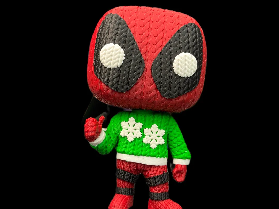 Knitted Deadpool - Free 3D Print Model - MakerWorld thumbnail