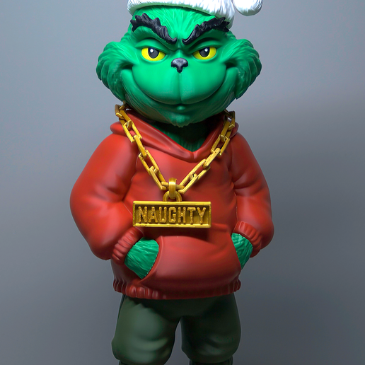 NAUGHTY-G • Urban Holiday Grinch-Inspired Figure  SOLIDMATTER – Urban Legends Line thumbnail