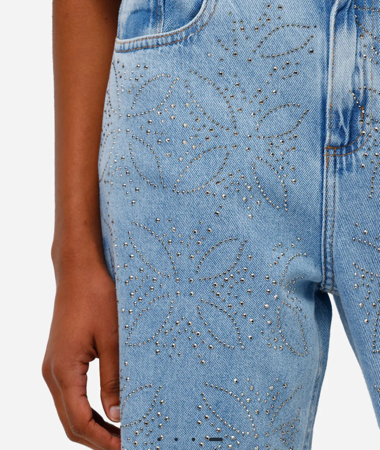 Calça jeans com brilho #5 thumbnail