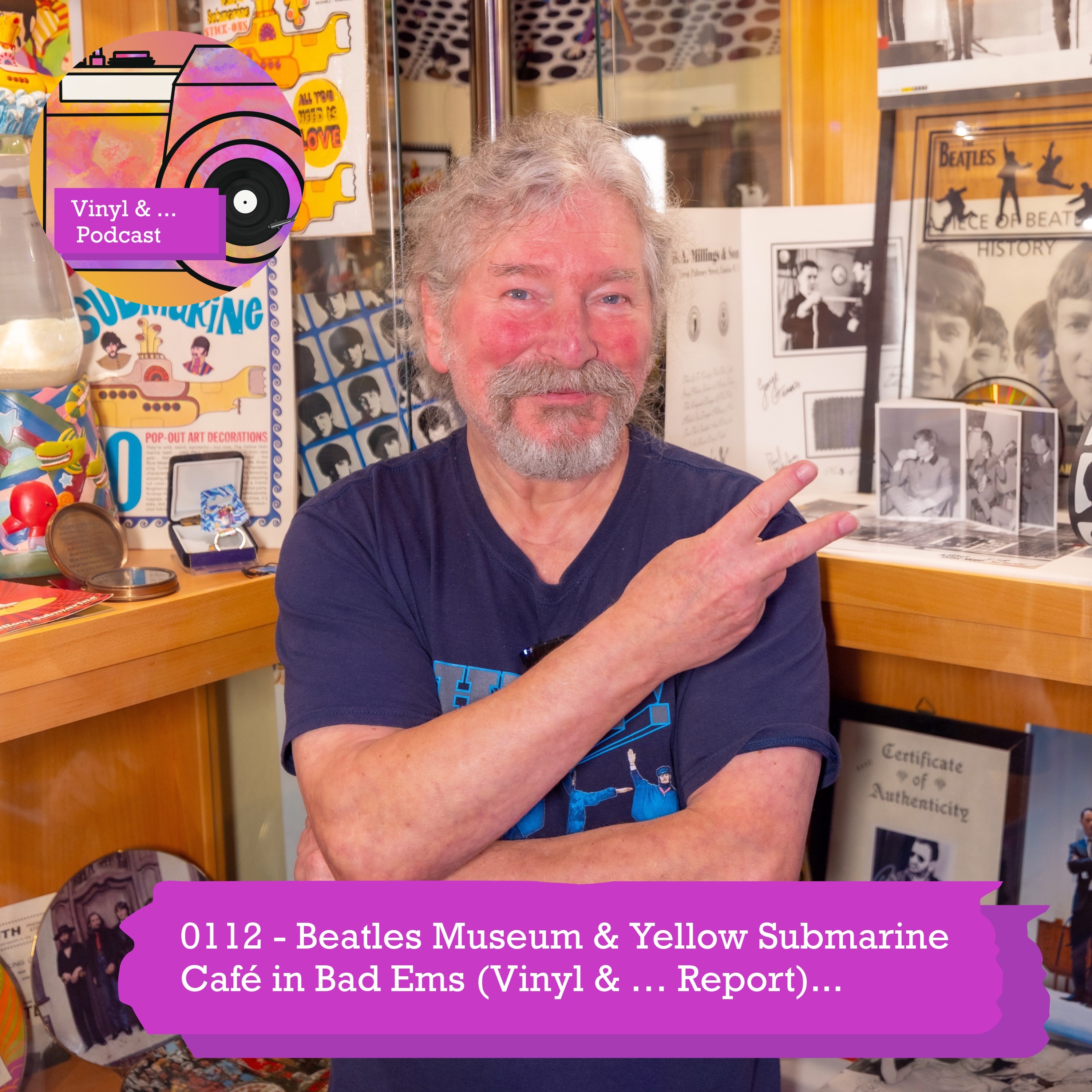 0112 - Beatles Museum & Yellow Submarine Café in Bad Ems (Vinyl & … Report)... thumbnail