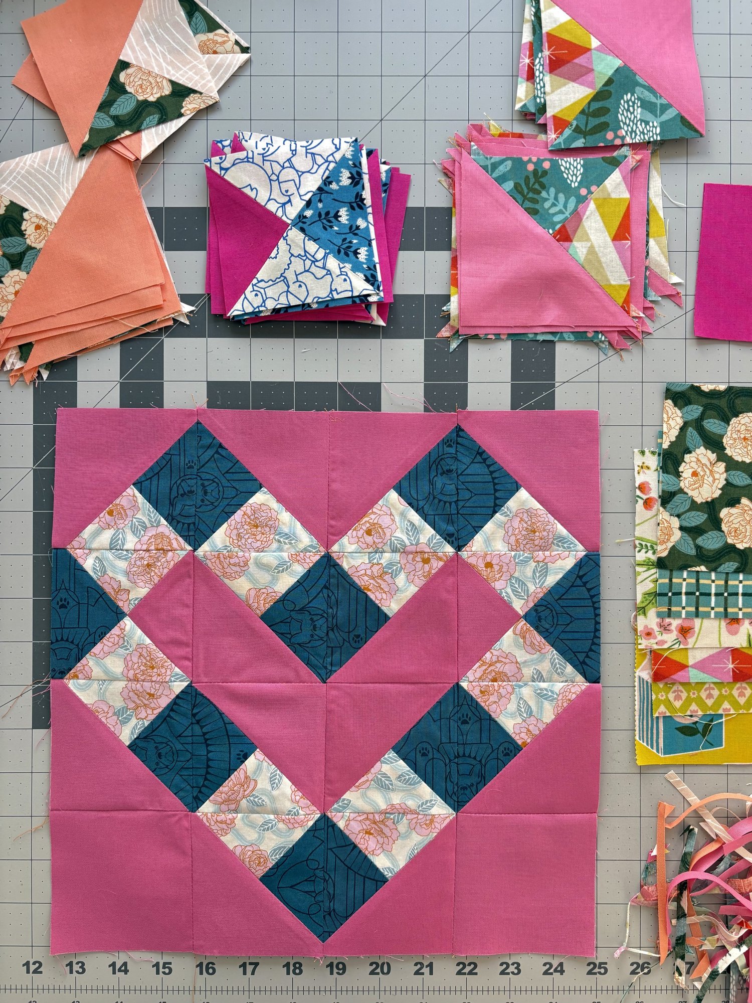 Hold My Heart quilt block pattern — Mija Handmade thumbnail