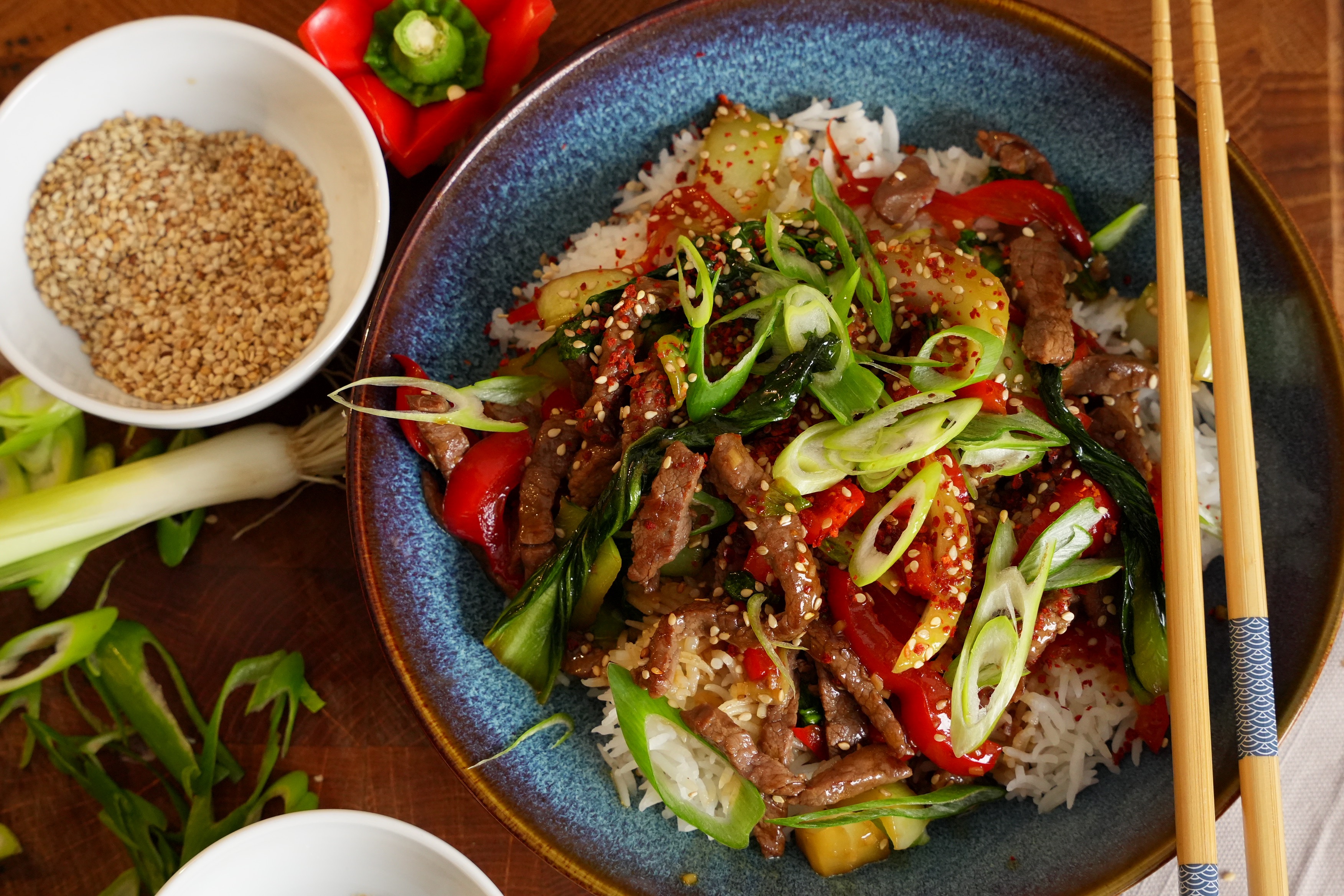 Rindfleisch Teriyaki mit Pak Choi thumbnail