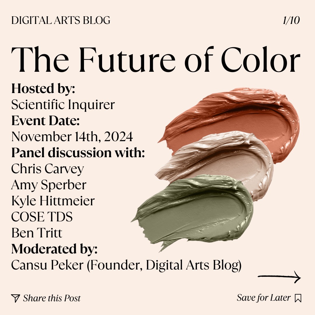 Read more about the event on the blog📝

This month I had the privilege of moderating a discussion at The Future of Color