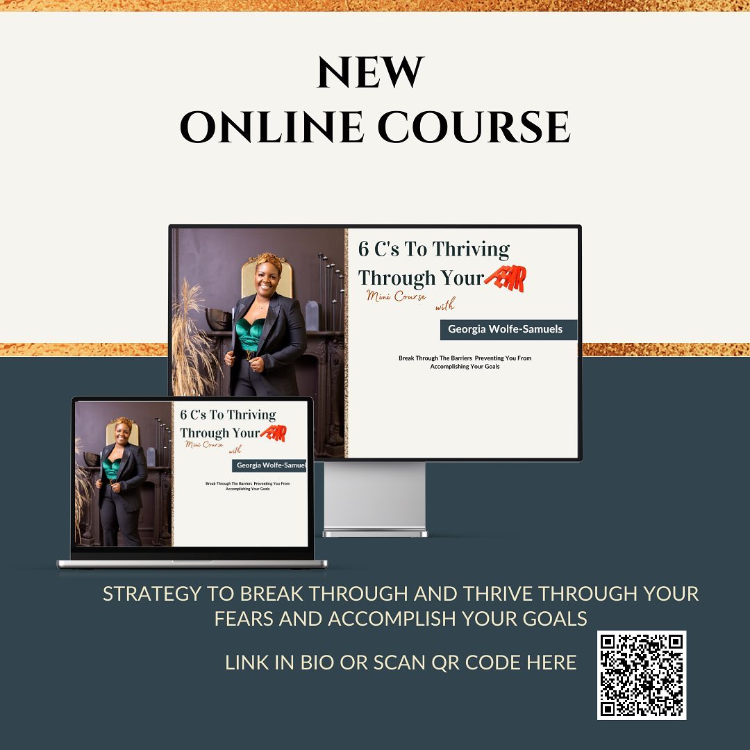 I am celebrating today because I finally hit “live” on my new mini course – 6C’s To Navigating Through Your Fears.

 
If