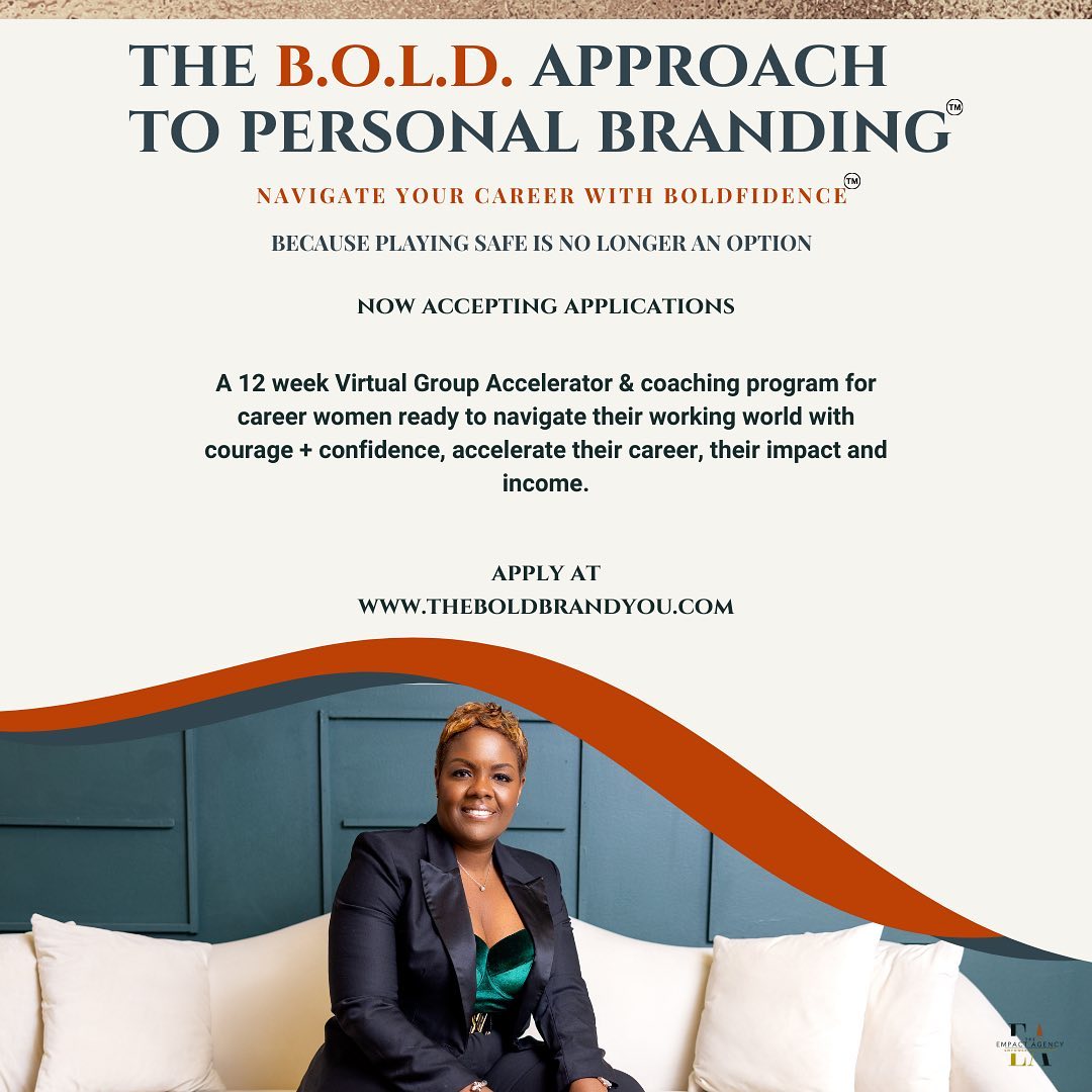Introducing the B.O.L.D. Approach to Personal Branding, a 12-week virtual group accelerator and coaching program for car