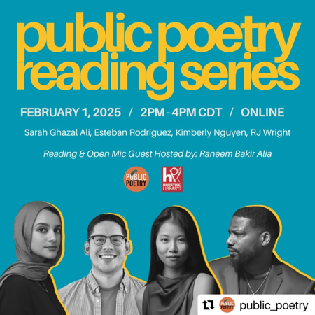 Register for my Public Poetry reading thumbnail