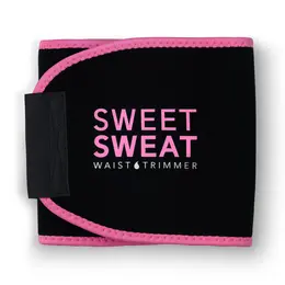 Sweet Sweat Ab Trainer for Women and Men -Black/Pink thumbnail