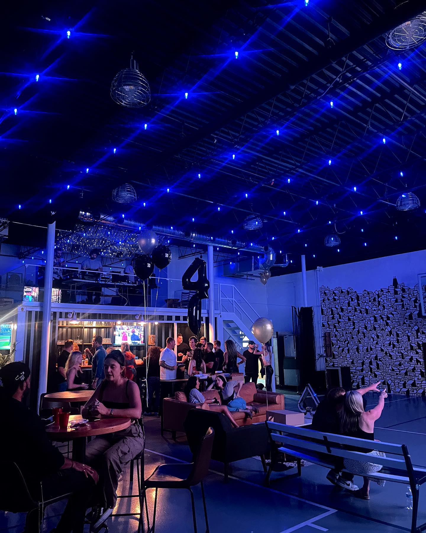 Turn the ceiling lights off and our string lights on 🥳 

Our string lights can change to a variety of colors to create y