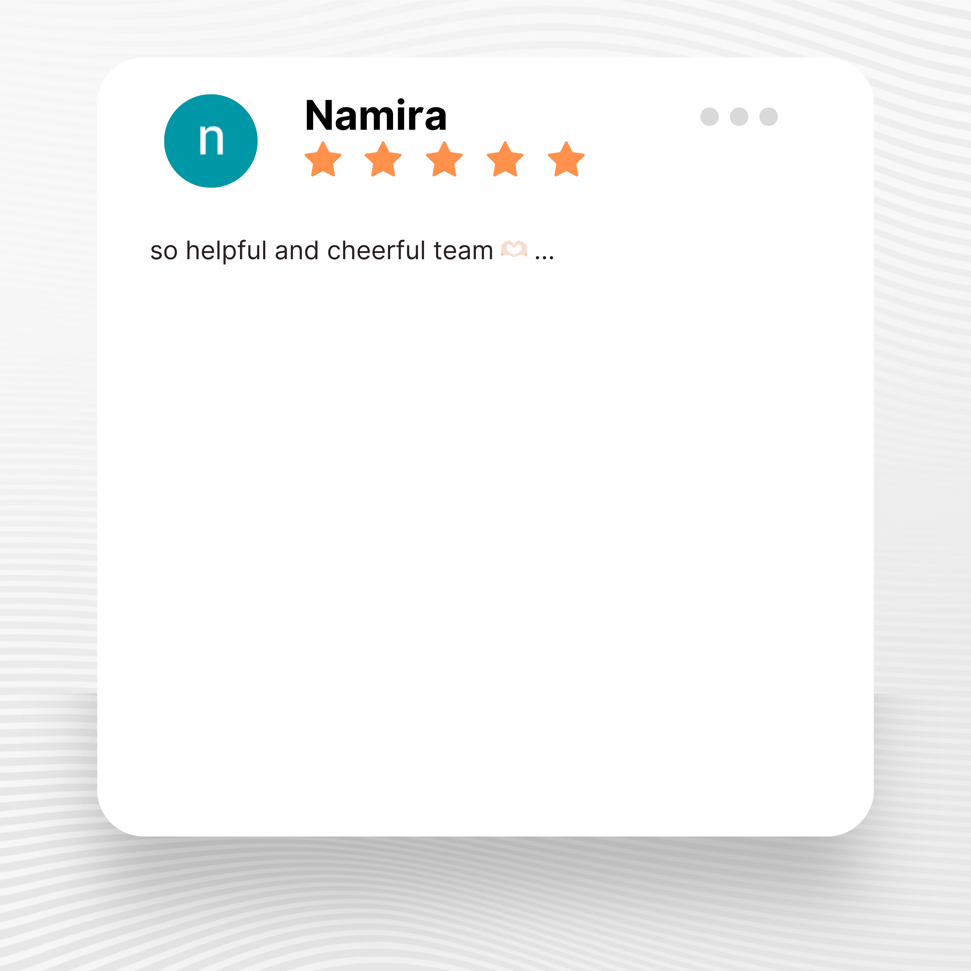 Google review of Look Project Wedding Organizer by Namira thumbnail