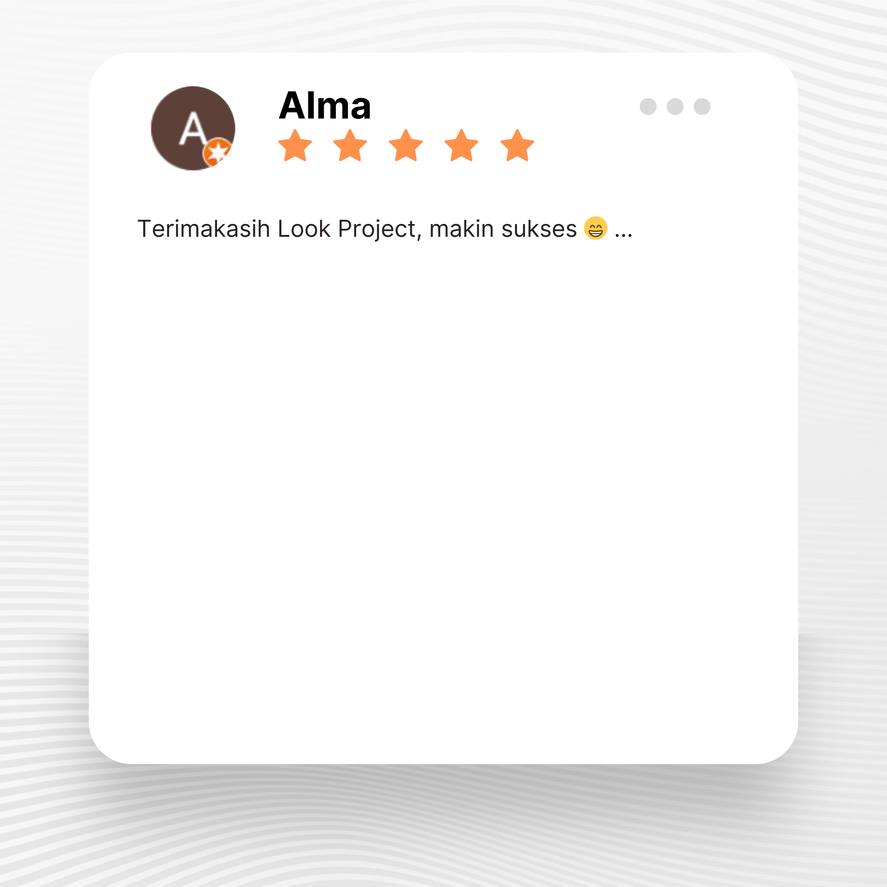 Google review of Look Project Wedding Organizer by Alma thumbnail
