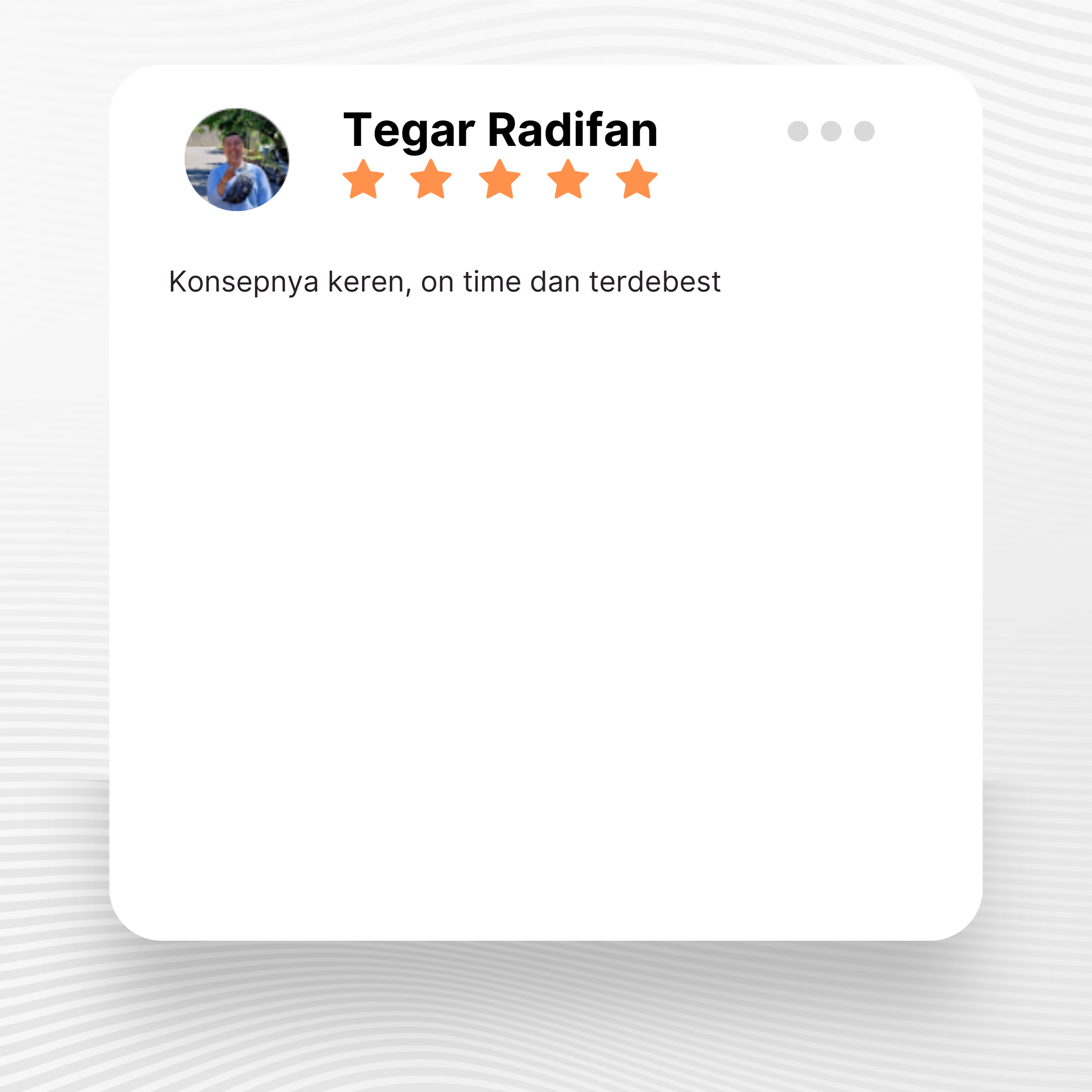 Google review of Look Project Wedding Organizer by Tegar Radifan thumbnail