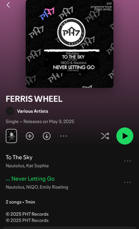 Ferris Wheel EP - Spotify thumbnail
