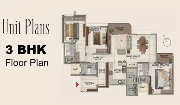 Sobha World City Floor Plan  thumbnail