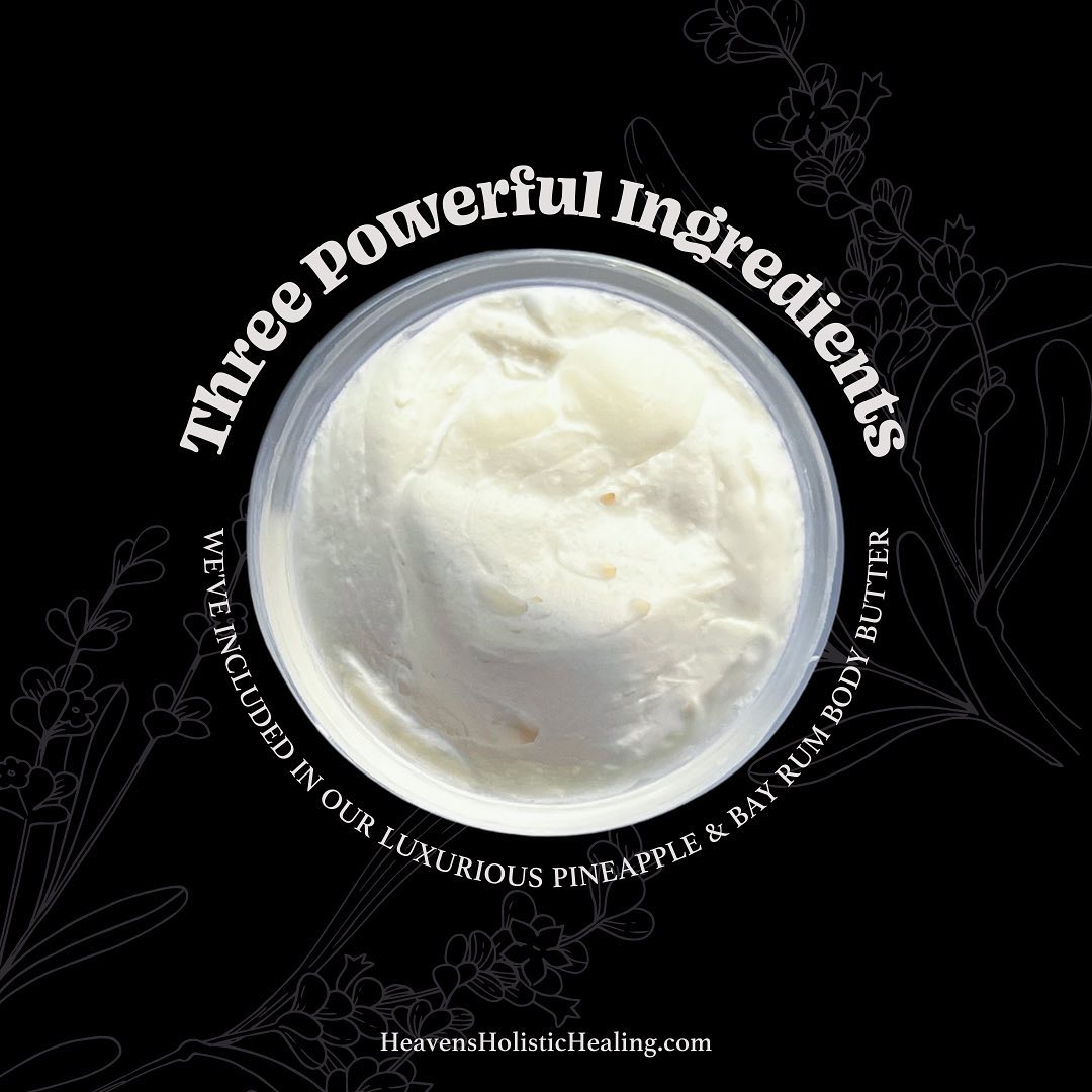 Unlock the Secret to Luxurious Skin with Our Pineapple Bay Rum Body Butter! 

🌟✨ Dive into the magic of three powerful i