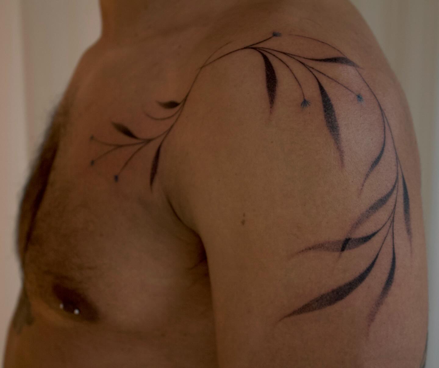 {going through some old pics} 
I love this vaporous piece for Juan. 

#handmade #handpoke #stickandpoke