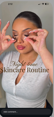Skincare routine (night time)  thumbnail