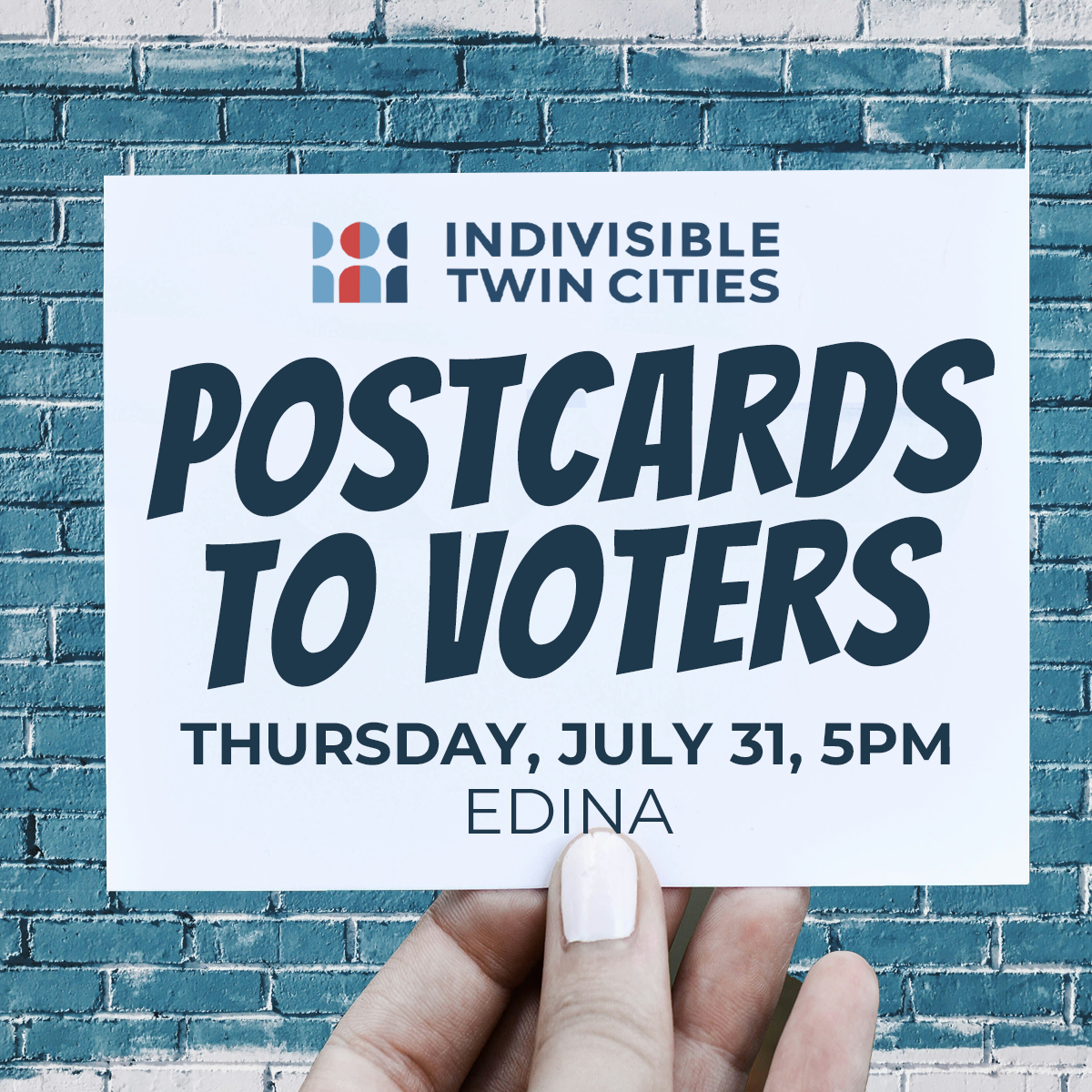 ITC Postcards to Voters: July · Indivisible Twin Cities thumbnail