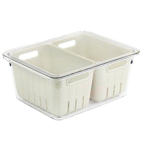 Martha Stewart 4-Piece Mini Basket Fresh Keeper Container Set - 20284975 | HSN thumbnail