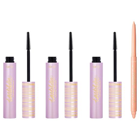 tarte Tartelette Lash Extension Tubing Mascara 3-pack and Eyeliner - 23430755 | HSN thumbnail