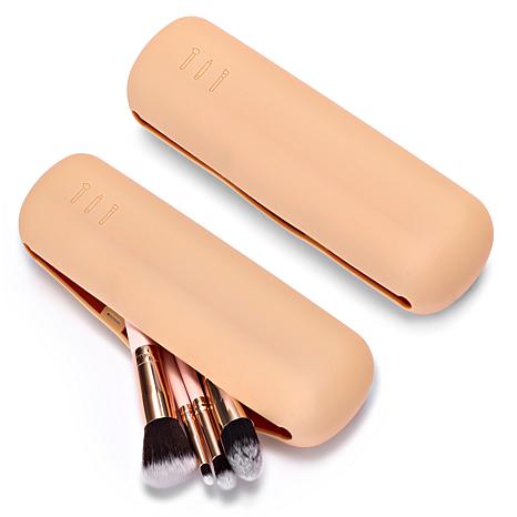 Sorbus 2-pk Waterproof Silicone Travel Cosmetic Makeup Brush Holder - 23523480 | HSN thumbnail