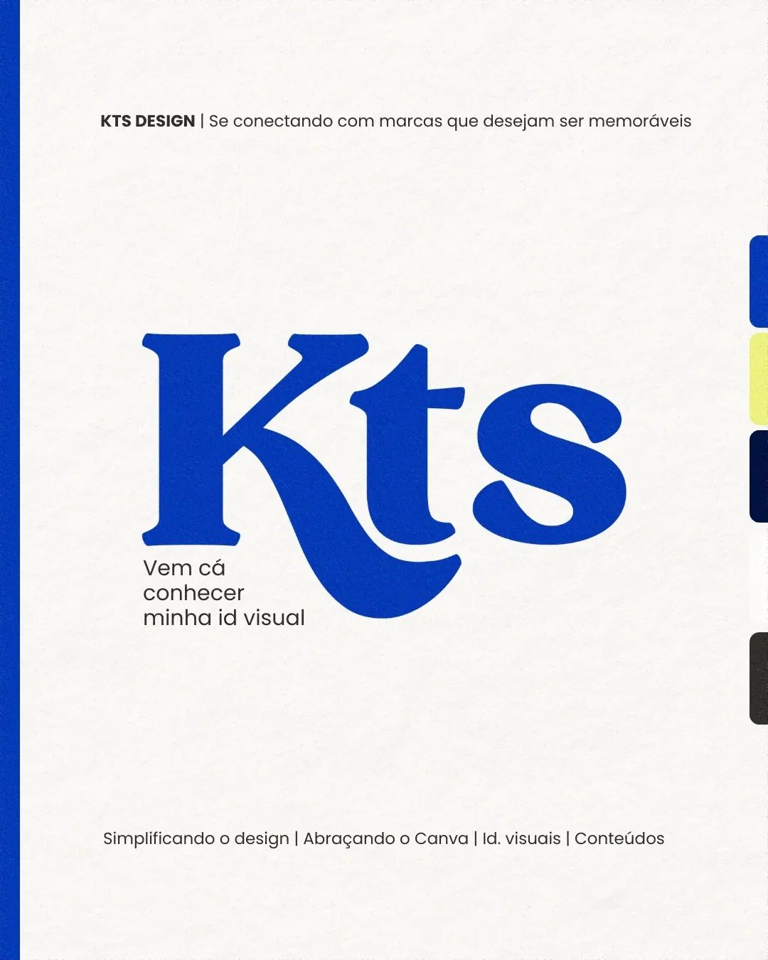 — Novo capítulo pede uma nova identidade! 🔥

Estou empolgada em apresentar o rebranding da marca KTS DESIGN, que reflete