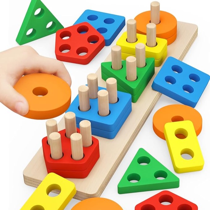 Wooden Sorting & Stacking Toy thumbnail
