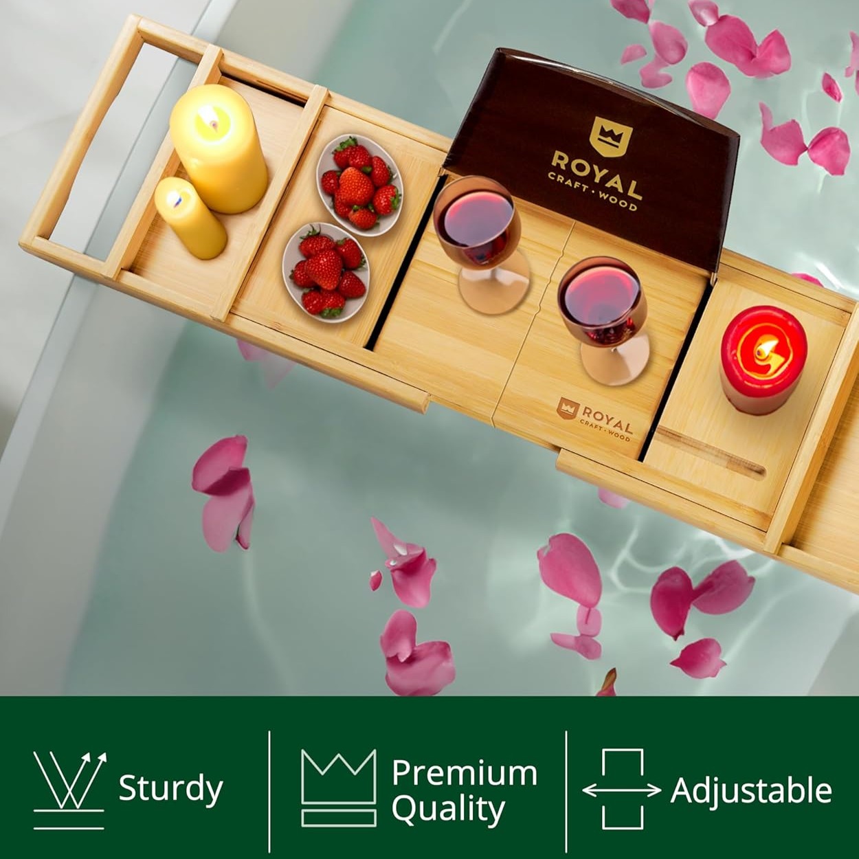 Premium Foldable Bathtub Tray thumbnail