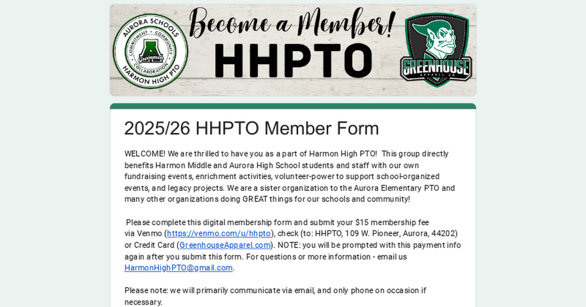 JOIN HHPTO 2025/26 thumbnail