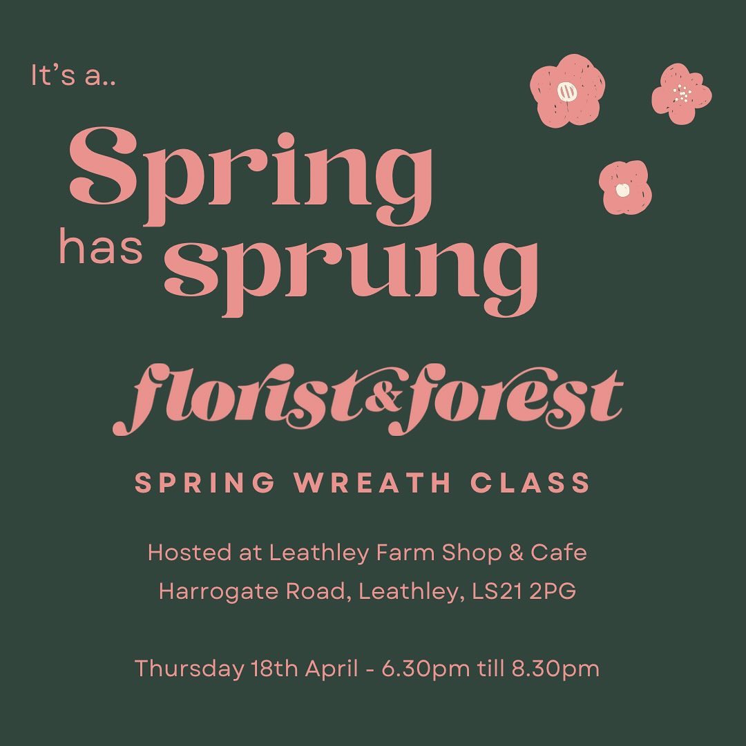 So so excited to announce our next collaboration with @leathleyfarmshopandcafe! 

As spring is peeking around the corner