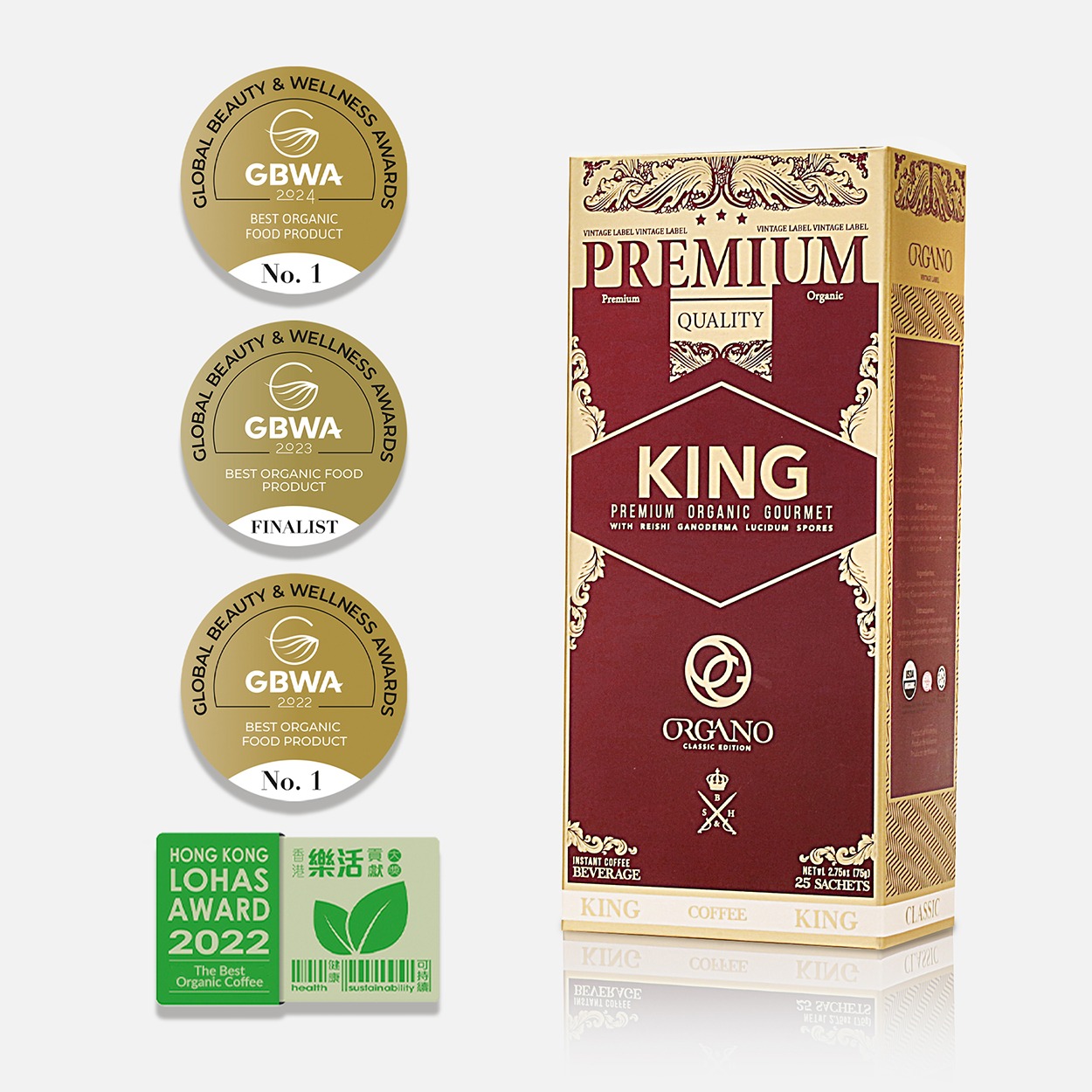 Reishi Mushroom King Coffee (Retail) thumbnail