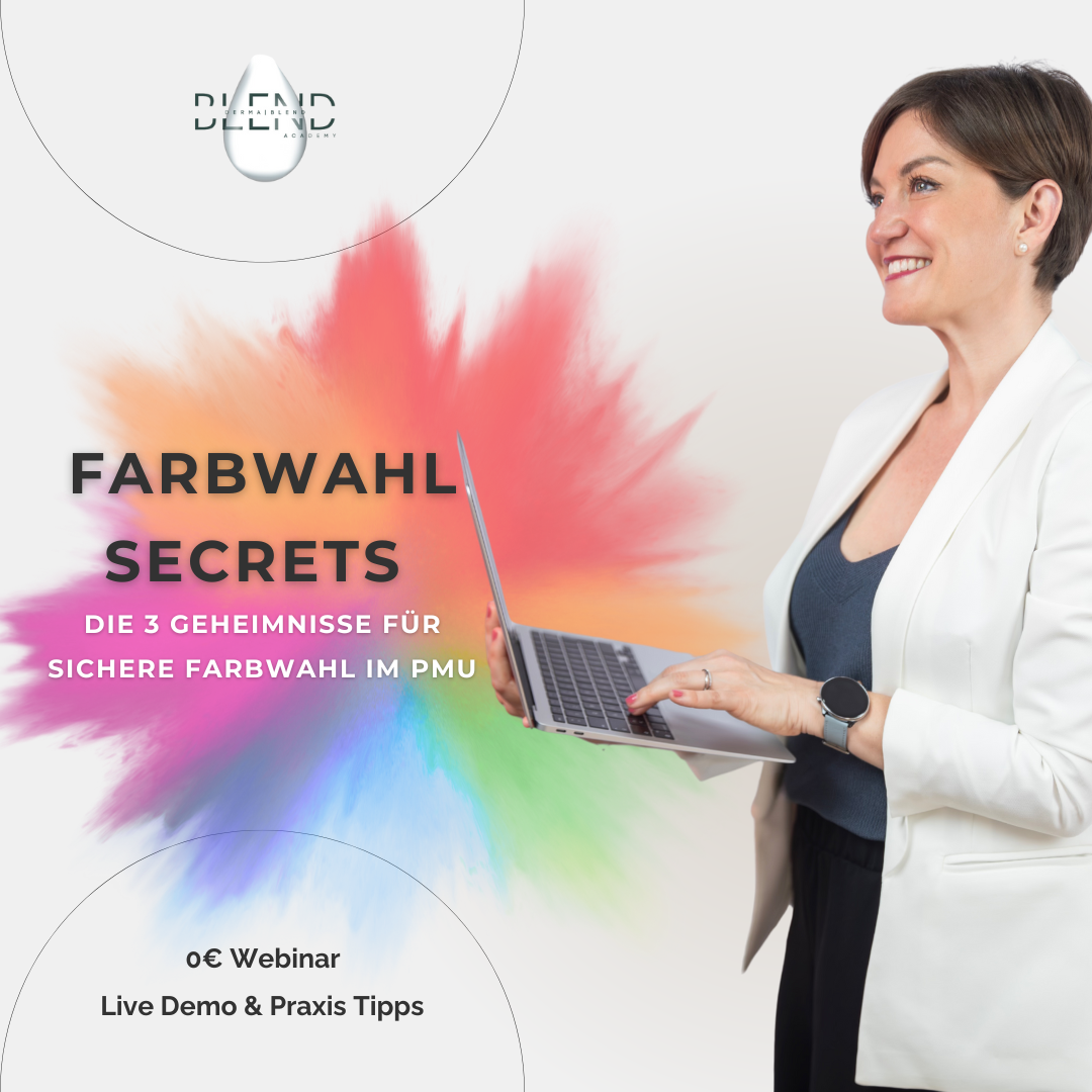 WEBINAR 🌈 Farbwahl Secrets Die 3 Geheimnisse für sichere Farbwahl im PMU 🎨 thumbnail