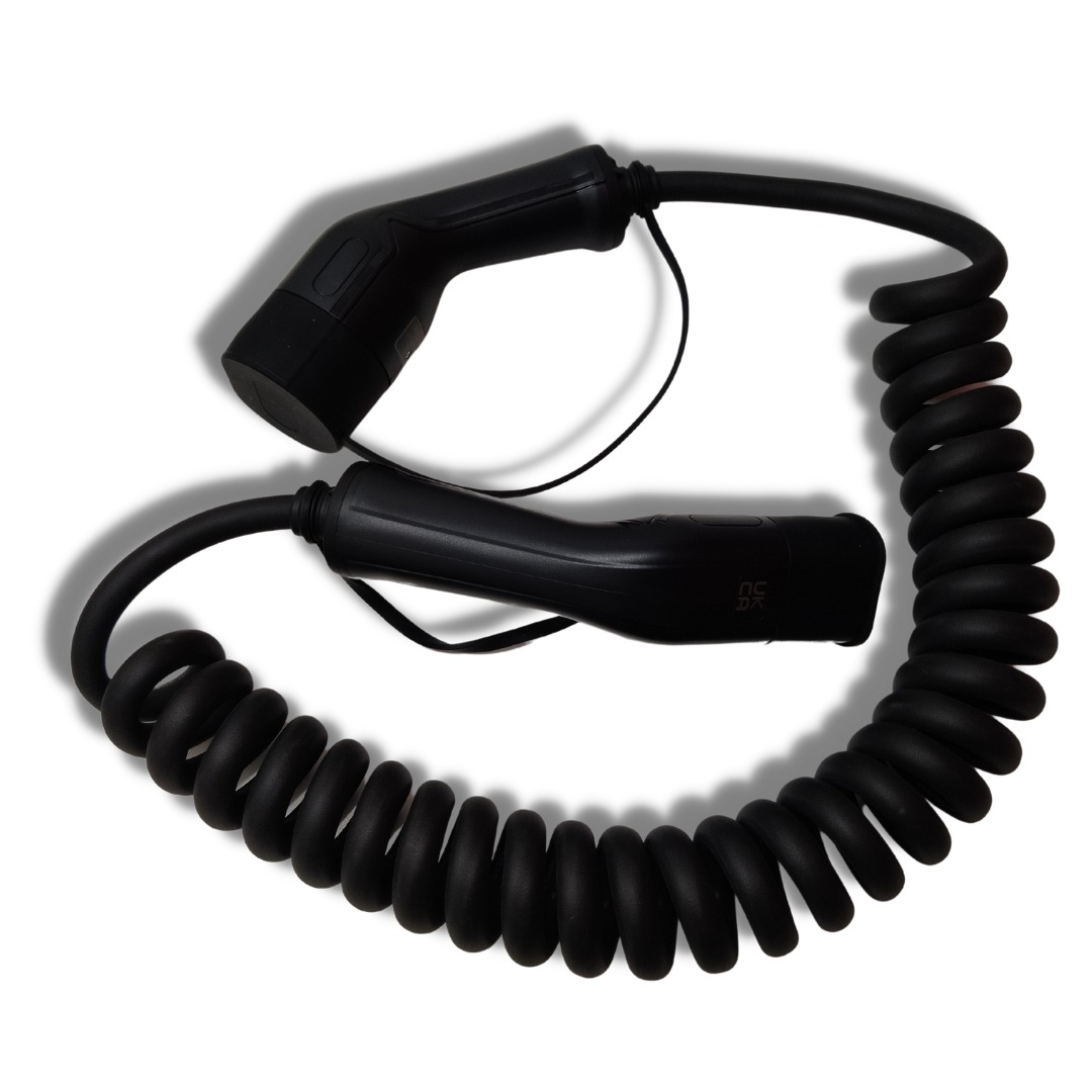 3M Coiled Type 2 Charging Cable thumbnail