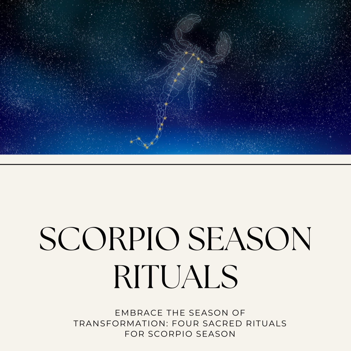 4 Rituals For Scorpio Season thumbnail