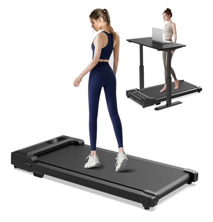 Walking Pad Treadmill for Home - Under Desk Treadmills Mini Portable Walking Running Machine Slim Compact Motorized Electric Treadmill with Adjustable Speed Remote 10K+ bought in past month thumbnail