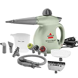 BISSELL® Steam Shot™ OmniReach handheld portable steam cleaner for tile, grout, windows, bathrooms, kitchens, fabric steaming tool, includes 10 tools  Amazon's Choice  40K+ bought&nbsp;in past month thumbnail