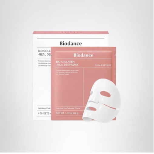 4.54.5 out of 5 stars(34,285)  BIODANCE Bio-Collagen Real Deep Mask, Hydrating Overnight Hydrogel Mask, Pore Minimizing, Elasticity, Plumping Improvement, Korean Skin Care, Valentines Day Gifts for Her | 1.19oz(34g) x 4ea  #1 Best Sellerin Facial Masks  100K+ bought&nbsp;in past month thumbnail