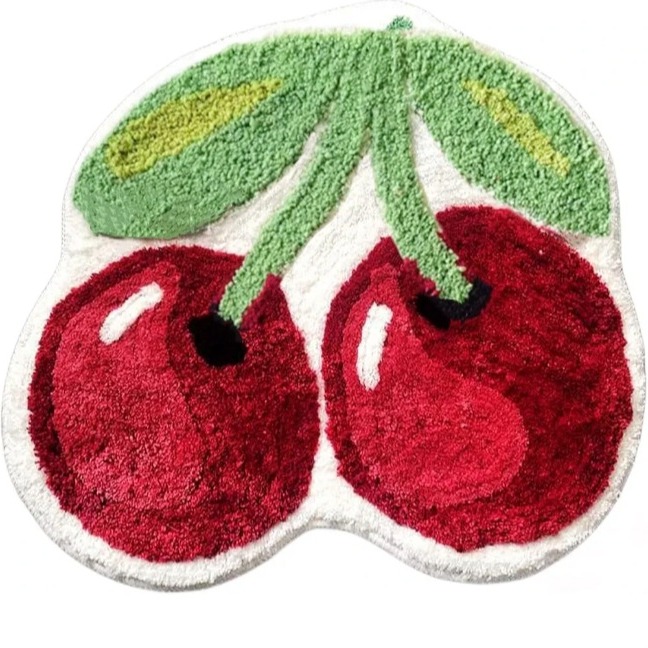 Amazon.com4.34.3 out of 5 stars(119)  Cherry Bath Mat for Bathroom Fruit Shaped Bath Rugs for Kid's Room  Non Slip&nbsp;Absorbent&nbsp;Washable&nbsp;Plush&nbsp;Cute&nbsp;Bath Mats&nbsp;Shower Rugs&nbsp;Bathroom Tub&nbsp;Carpet&nbsp;Cheery  Amazon's Choice  300+ bought&nbsp;in past month thumbnail